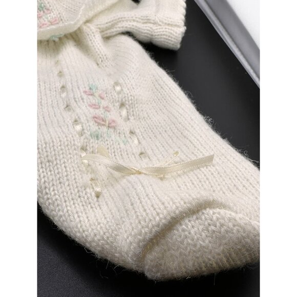 CPK Cabbage Patch Kids Vtg Baby Bean Butt BBB White Knit Sleeper Outfit RARE - Picture 5 of 13